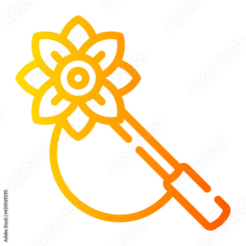 brooch Line Gradient Icon
