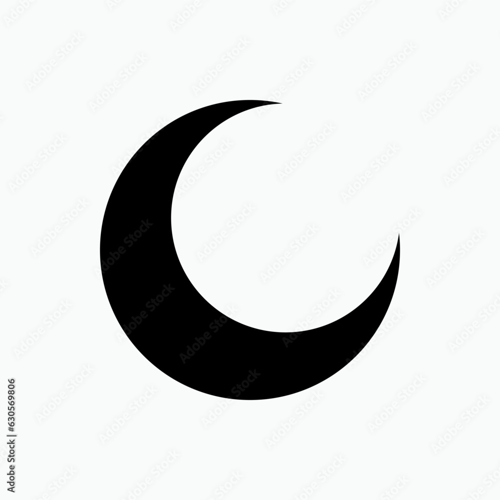 Moon Icon. Nature Element Illustration As A Simple Vector Sign & Trendy Symbol for Design and Websites, Presentation or Apps Element. Moon Icon. Nature Element Illustration As A Simple Vector Sign & Trendy Symbol for Design and Websites, Presentation or Apps Element.