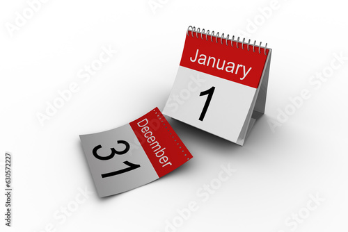 Digital png illustration of calendar pages on transparent background