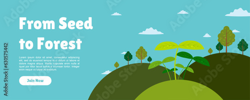Banner design for sustainable development and eco-friendly concept, with message about the importance of green cities and the commemoration of  World Environment Day.