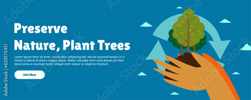 Banner design for sustainable development and eco-friendly concept, with message about the importance of green cities and the commemoration of  World Environment Day.
