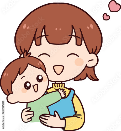 子供にメロメロな主婦