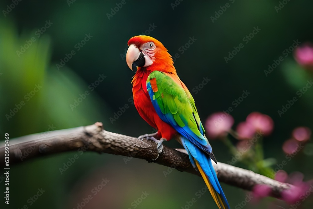 blue and yellow macaw