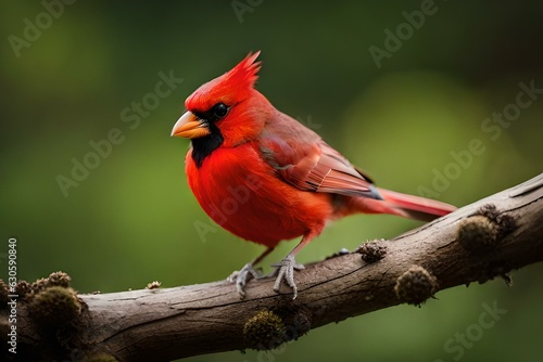 cardinal on a branch © SAJAWAL JUTT