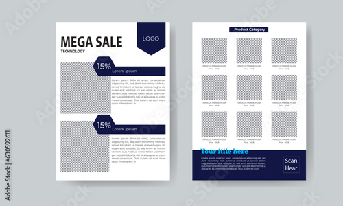 Product Flyer - Catalogs 2 page a4 size. for your business