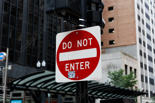 sign in the street