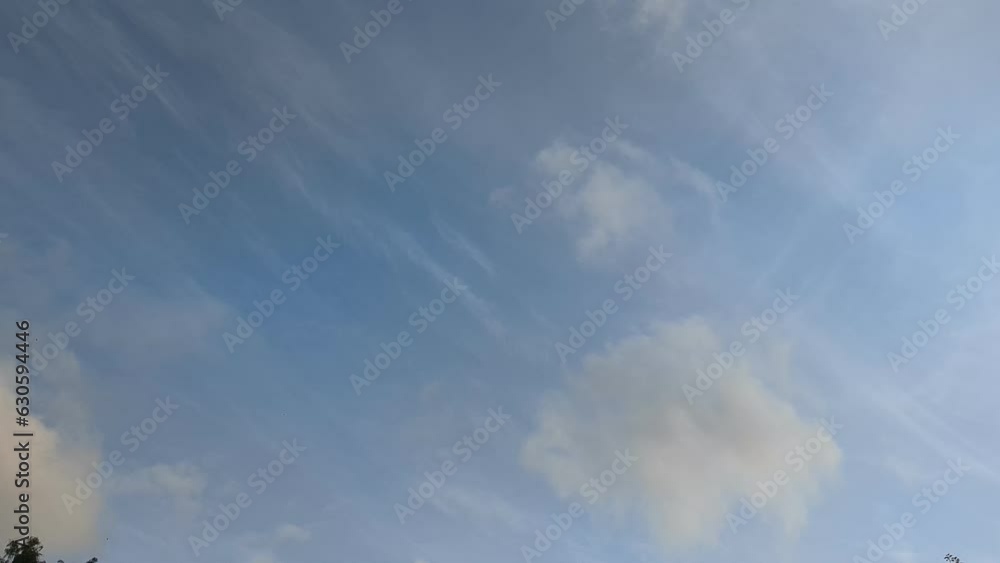 Running Clouds in the sky, Time lapse Running Clouds in the sky, Time lapse