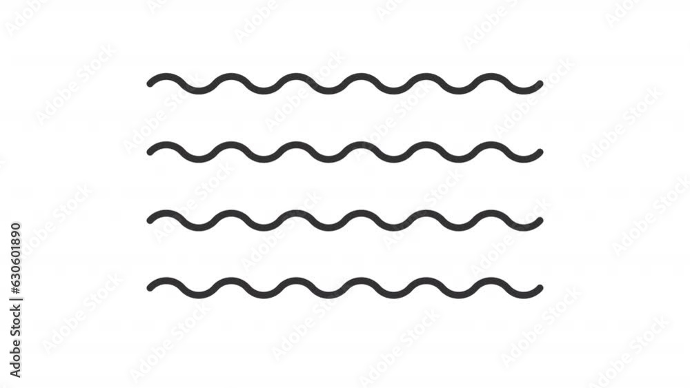Surf zone line animation. Waves washing on shore animated icon. Ocean water. Sea beach. Breaking wave. Black illustration on white background. HD video with alpha channel. Motion graphic Surf zone line animation. Waves washing on shore animated icon. Ocean water. Sea beach. Breaking wave. Black illustration on white background. HD video with alpha channel. Motion graphic