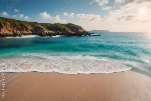 beach and sea Generated by AI