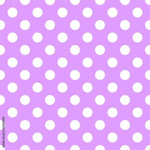 purple and White Large Polka Dots Pattern Repeat Background