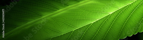 green leaf texture generative AI