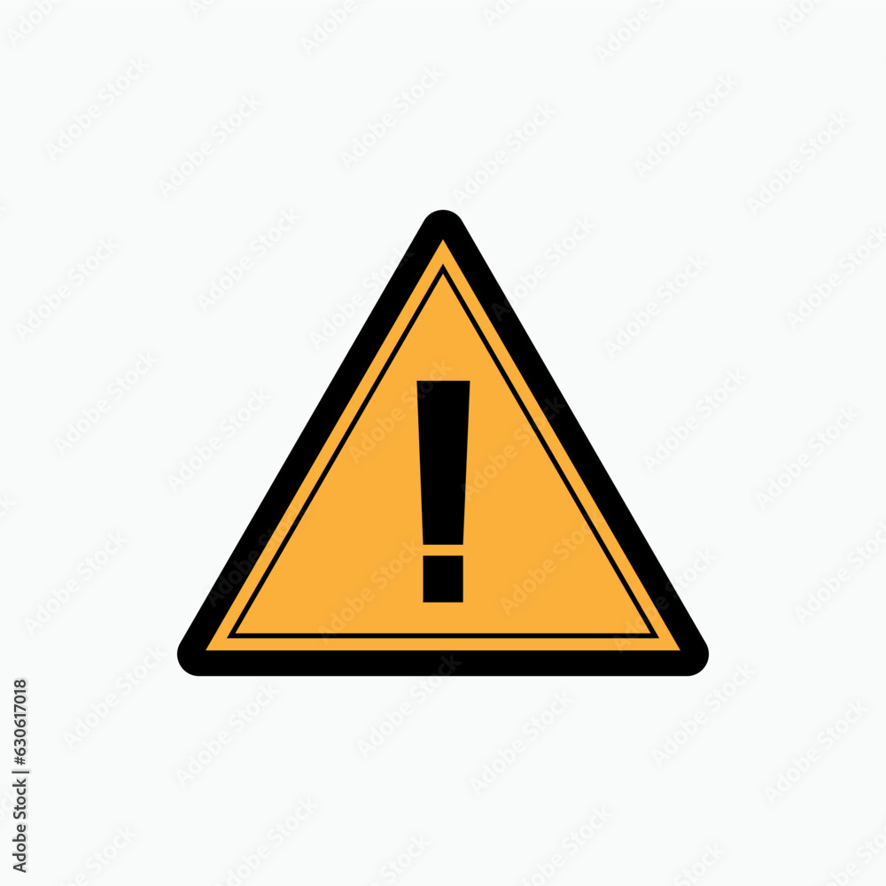 Exclamation Icon. Warning, Alert Symbol - Vector. Exclamation Icon. Warning, Alert Symbol - Vector.