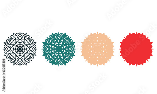 Layered Mandala SVG, Laser Cut Mandala Design, Multilayer Mandala SVG