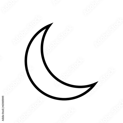 Moon Night Sleep Icon Vector Design Illustrator EPS 10