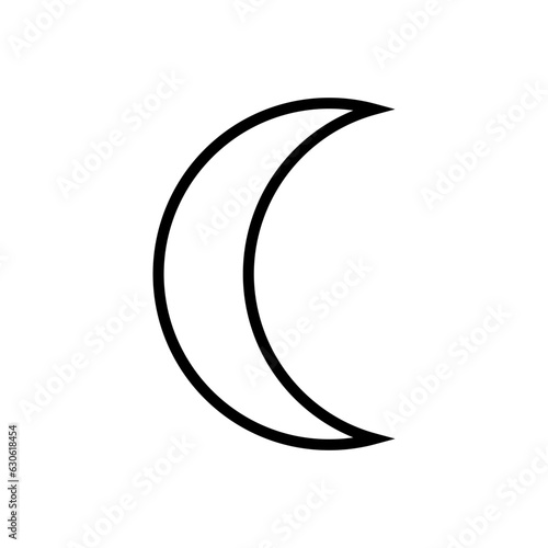 Moon Night Sleep Icon Vector Design Illustrator EPS 10