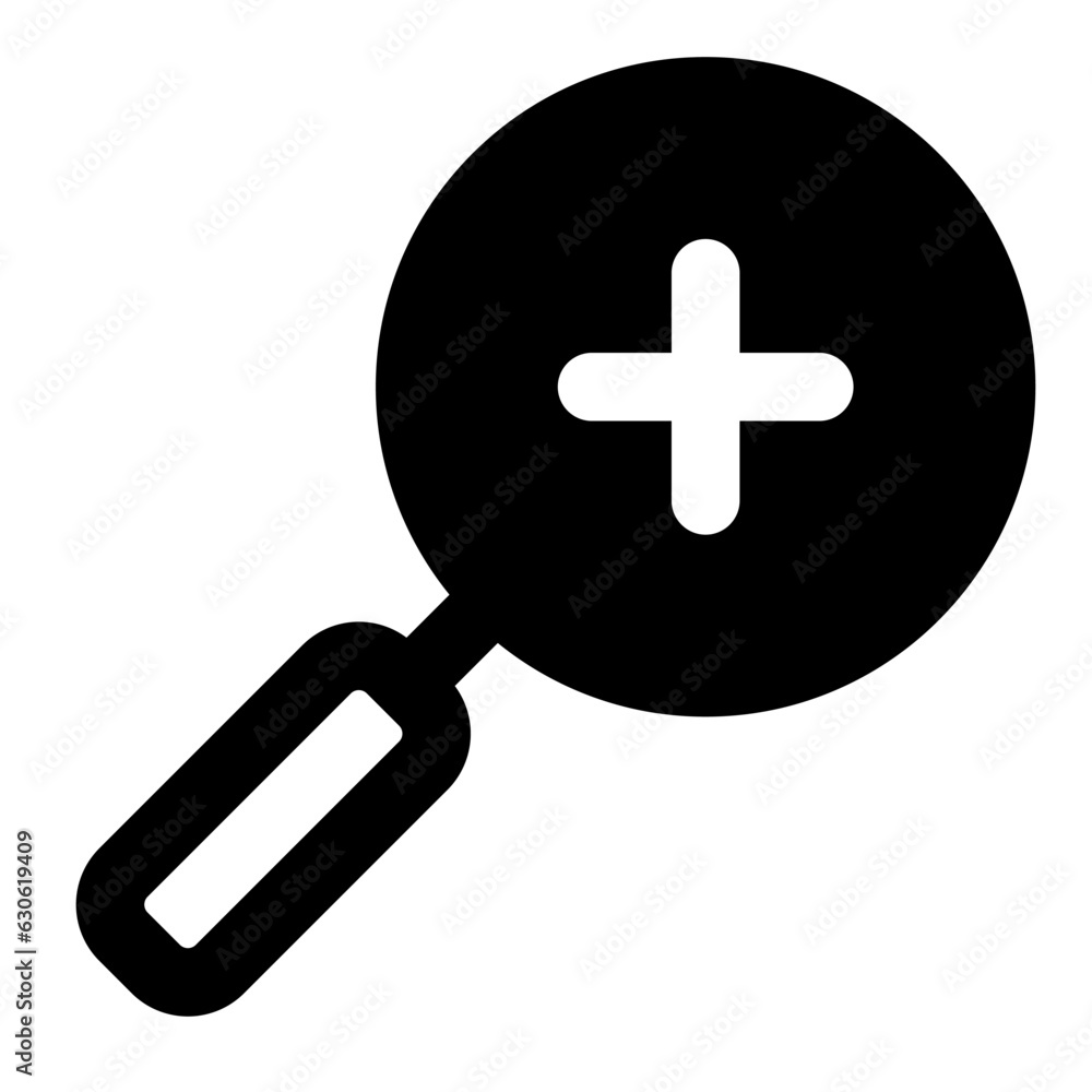 zoom in icon vector illustration asset element zoom in icon vector illustration asset element