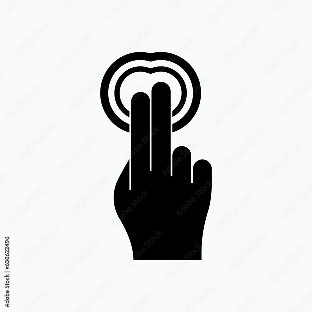 Touch Screen Icon. Finger Gesture on Device Symbol. Applied for Design, Presentation, Website or Apps Elements - Vector. Touch Screen Icon. Finger Gesture on Device Symbol. Applied for Design, Presentation, Website or Apps Elements - Vector.