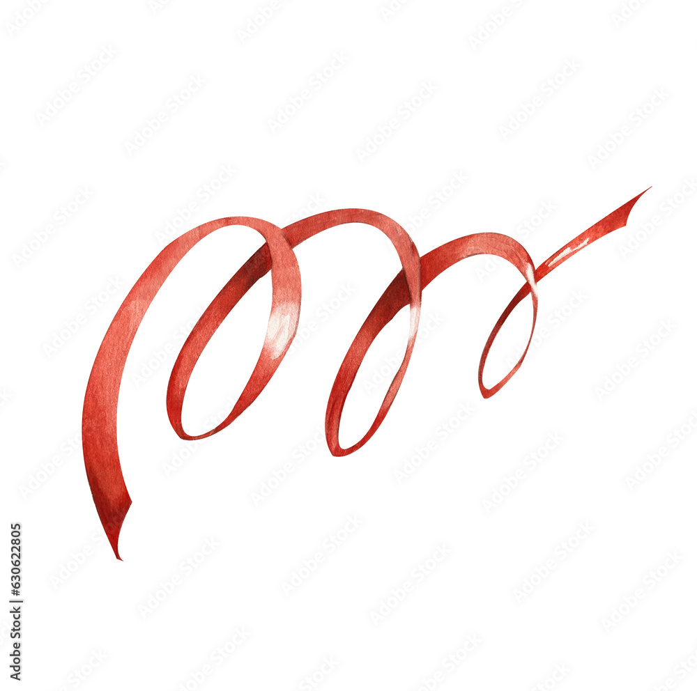 Fototapeta premium Collection of watercolor postcards with Christmas and winter. Poinsettia, holly, Christmas tree toys, holiday symbols. Suitable for the design of postcards, New Year's invitations.