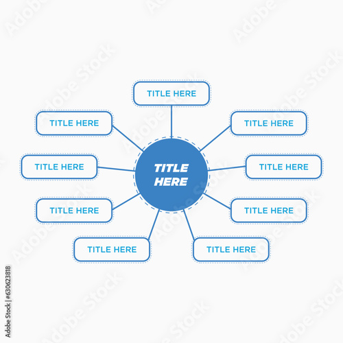 Vector infographic modern step infographic template design. Infographic design template step design