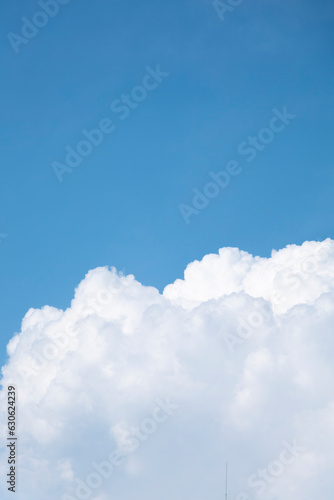 blue sky with white clouds