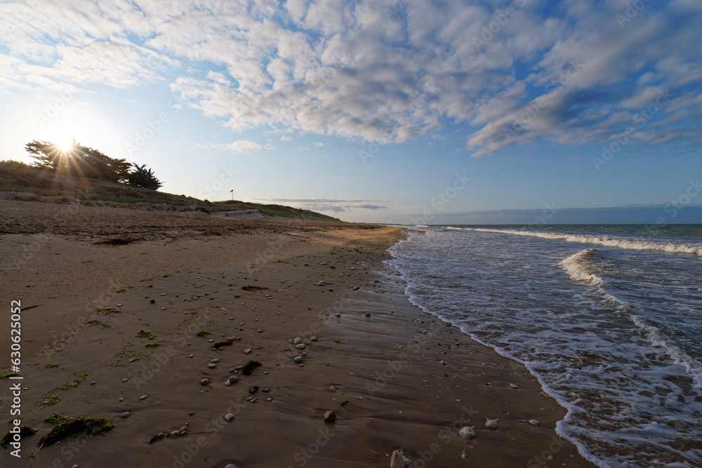 Gollandières beach in the Ré island Gollandières beach in the Ré island