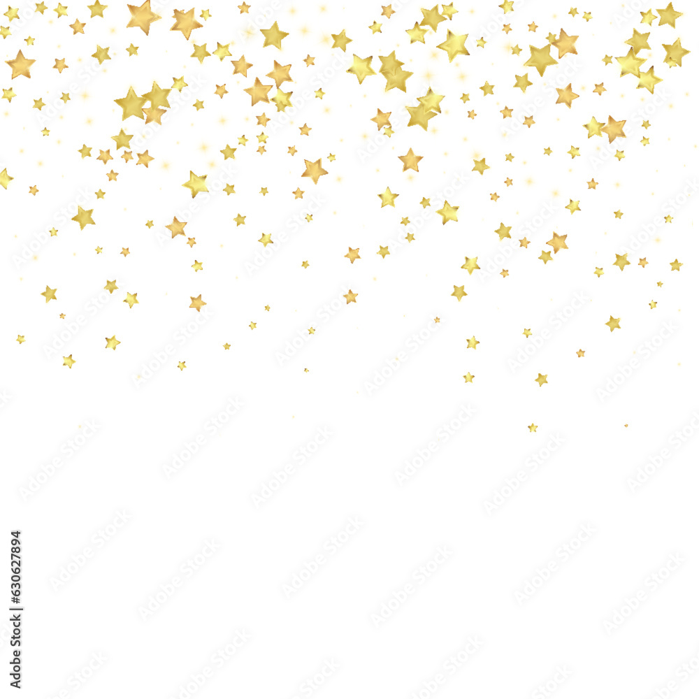 Magic stars vector overlay. Gold stars scattered Magic stars vector overlay. Gold stars scattered