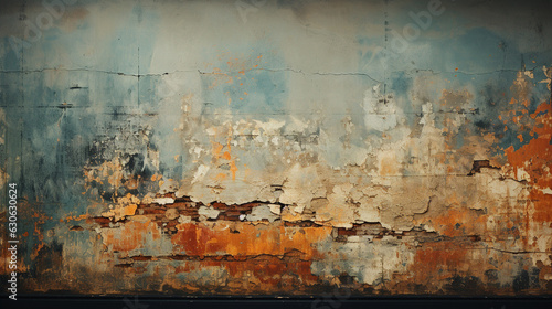 Grunge wall. Old texture. Generative Ai