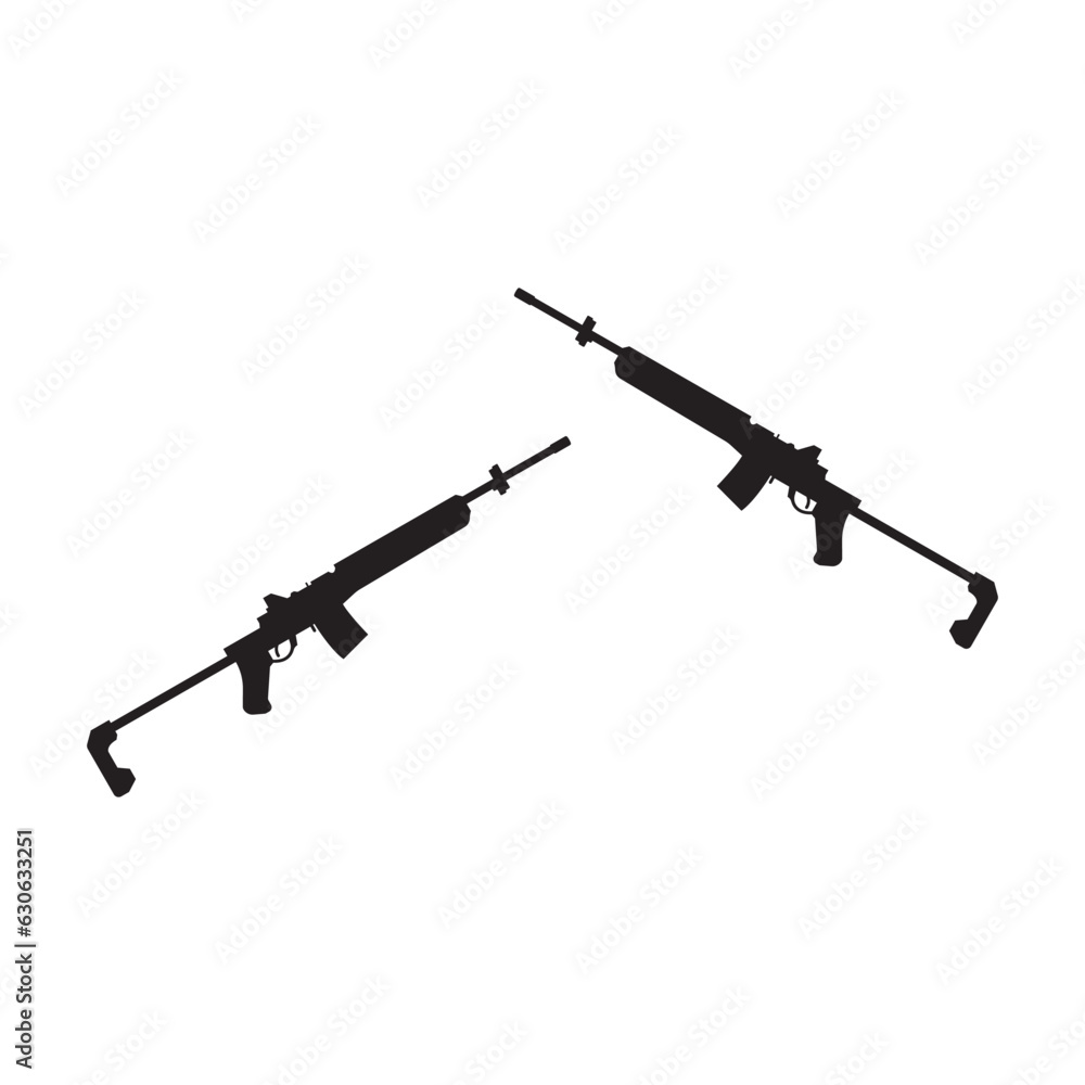 Firearms icon vector Firearms icon vector
