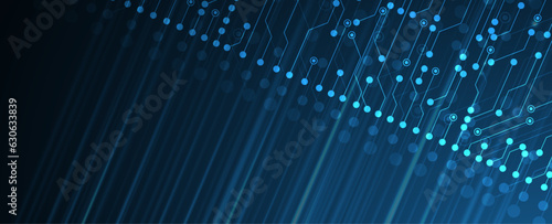 abstract futuristic circuit computer internet technology board business dark background