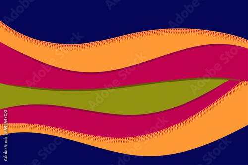 Photography National Hispanic Heritage Month Color theme curve wavy Abstract Background design