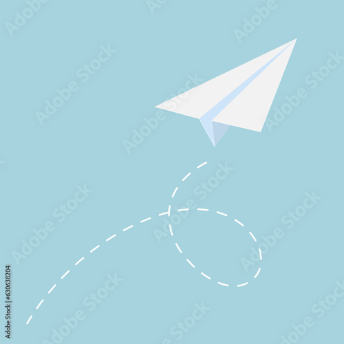 Paper airplanes designs Think differently, leadership, trends, creative solution and unique way concept. Be different.