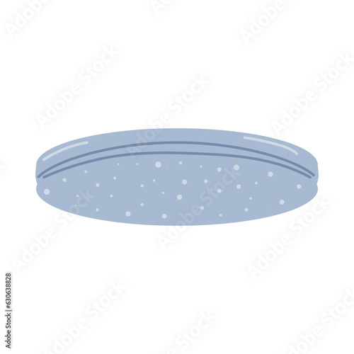 Lighting devices for decorating any home interior. The lamp on the ceiling. Interior design. Vector flat illustration...