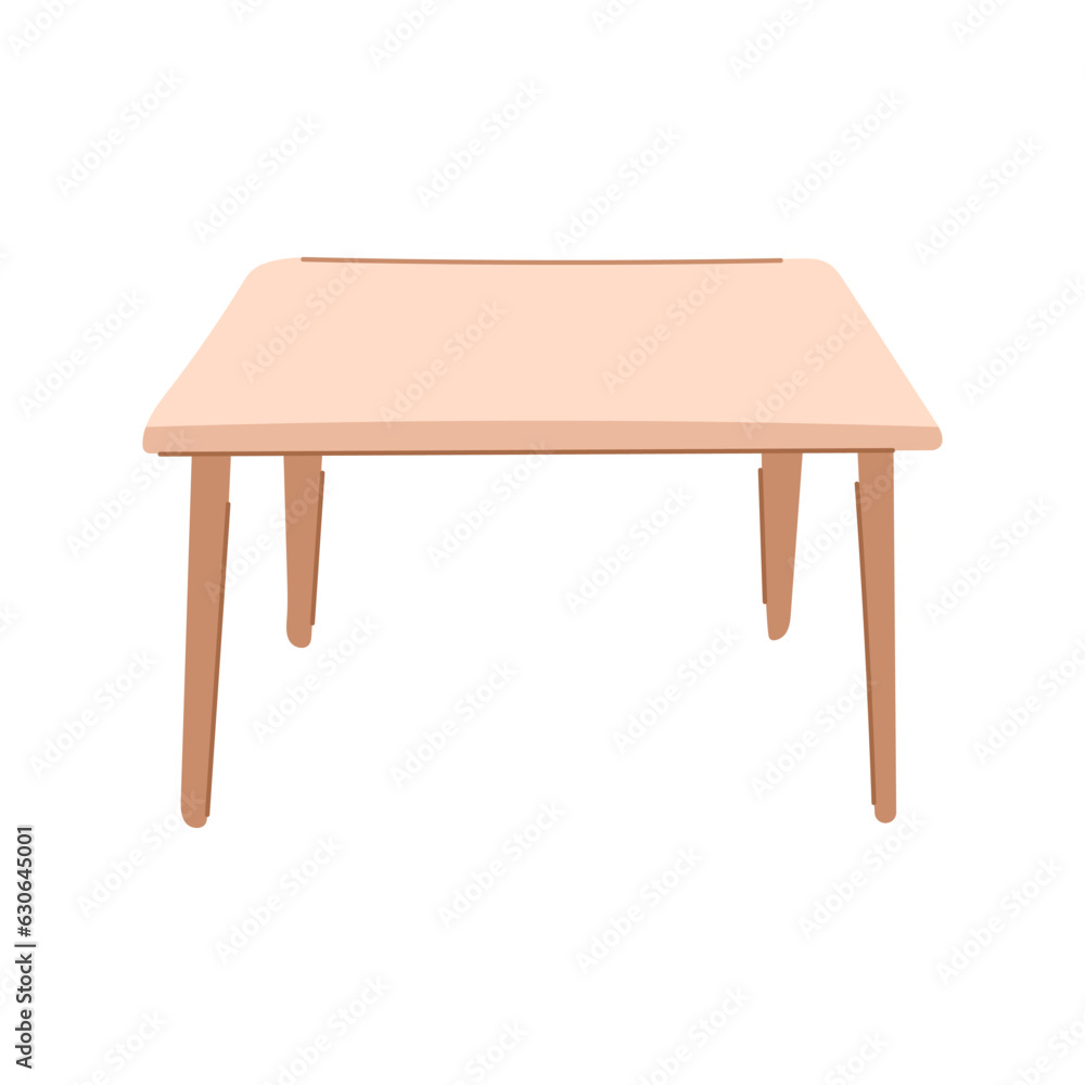 kitchen table dining cartoon. home room, wooden furniture, window contemporary kitchen table dining sign. isolated symbol vector illustration