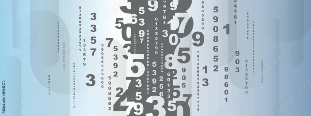 abstract background with numbers abstract background with numbers