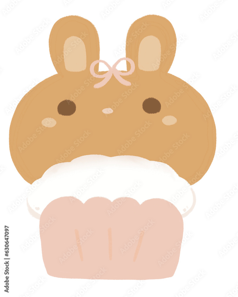 cup cake rabbit cup cake rabbit