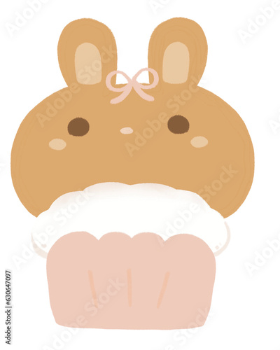 cup cake rabbit