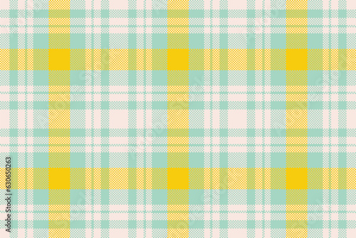 Vector tartan check of background seamless fabric with a pattern plaid textile texture.