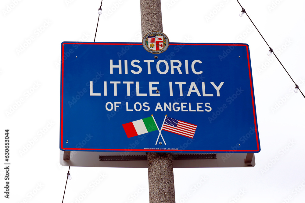Φωτογραφία Los Angeles, California: Historic Little Italy of Los Angeles in Downtown of San