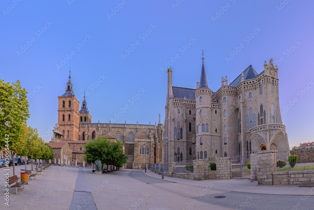 Astorga early morning, Spain