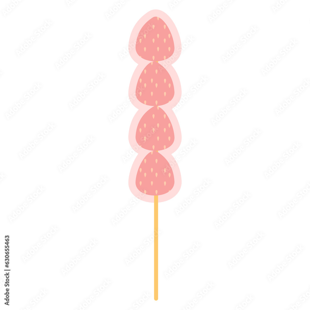 Fruit In Caramel Illustration Fruit In Caramel Illustration