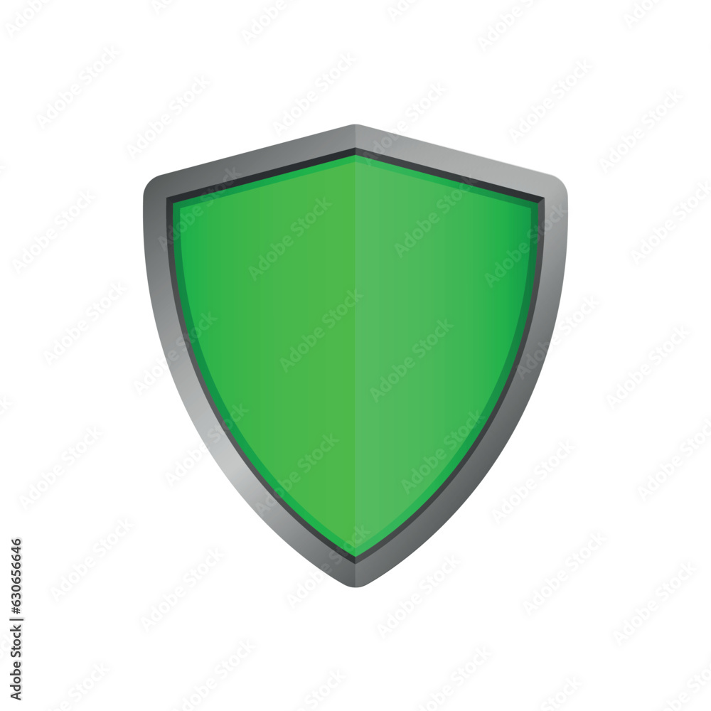 Protection shield concept security label safety badge icon. Modern graphic design elements. Vector green shield Protection shield concept security label safety badge icon. Modern graphic design elements. Vector green shield