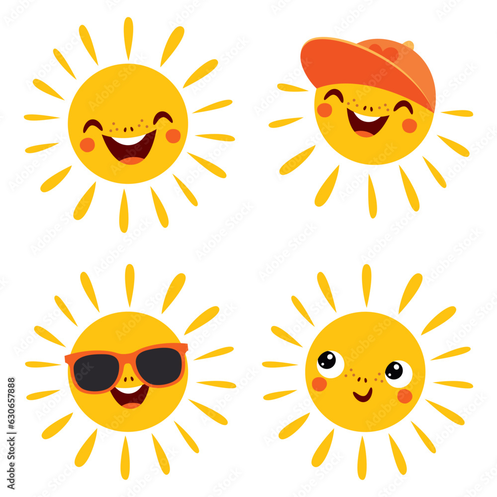 Cartoon Drawing Of Sun Character