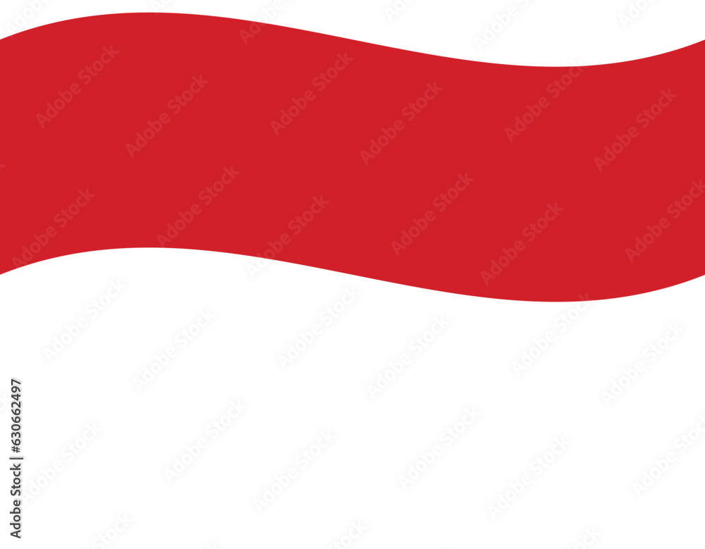 Flag of Indonesia. Indonesia flag wave. Indonesia flag