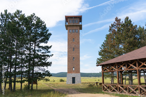 A lookout in Hungary near Veszprem, made from a former old military observation tower