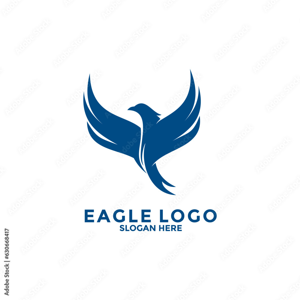 Eagle Bird Logo Vector Template. Eagle Logo Icon, Business Logo Concept Eagle Bird Logo Vector Template. Eagle Logo Icon, Business Logo Concept
