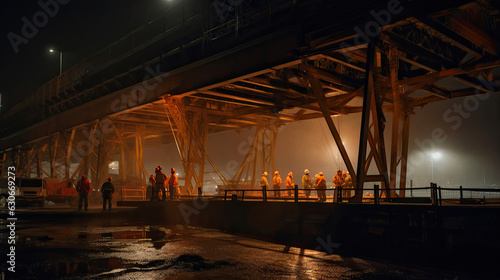 Workers on the Bridge