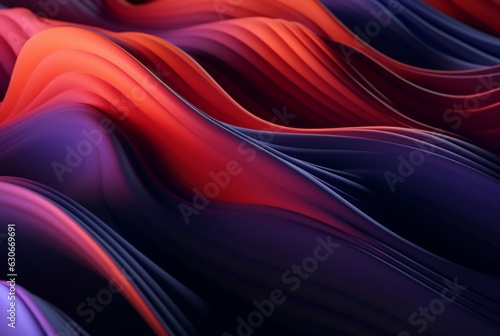 colorful 3d modern abstract background. generative ai