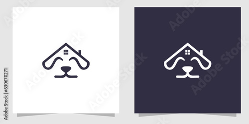 dog home logo design