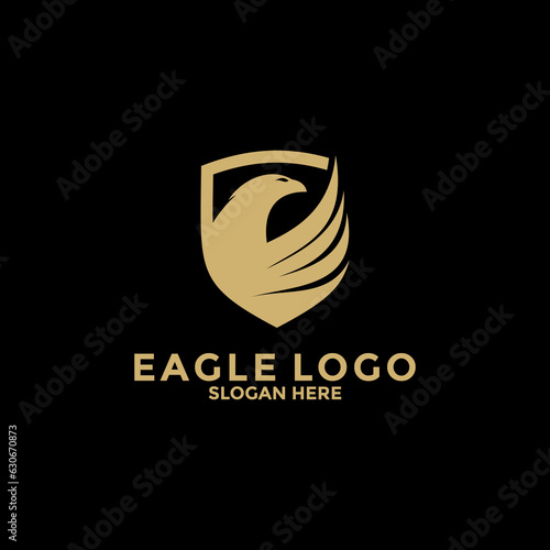 eagle shield logo, eagle icon, eagle logo vector template