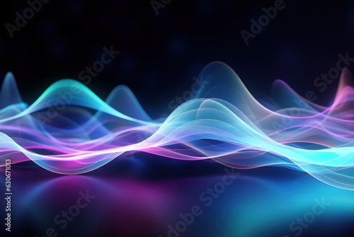 abstract futuristic background with pink blue glowing neon moving high speed wave lines and bokeh lights. Data transfer concept Fantastic wallpaper